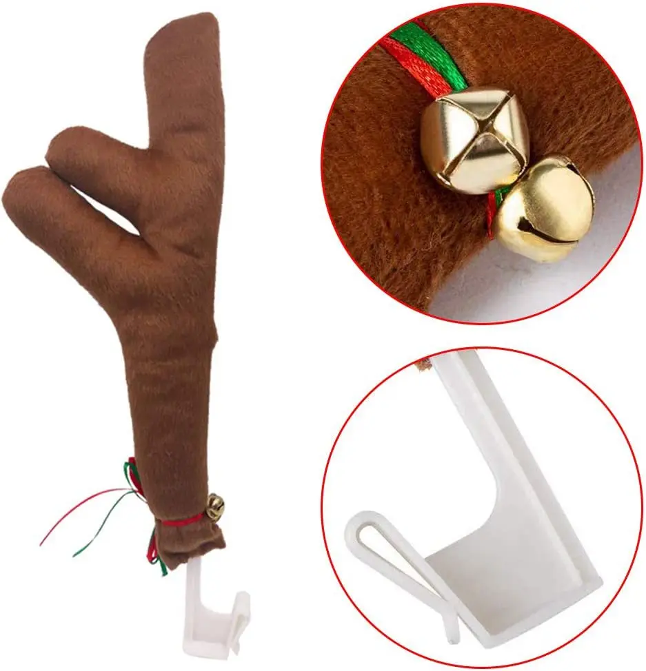Christmas Car Decoration Antlers Car Antlers Christmas Decoration Christmas Car Decoration Tail Antlers