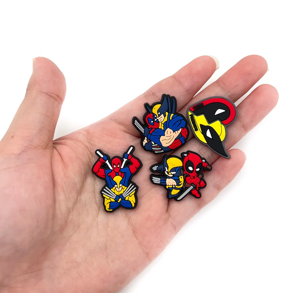 9-28Pcs Hot Toys Cartoon Series Shoe Charms For Slides Clog Sandals Shoes Decorations Accessories For Christmas Birthday Gifts