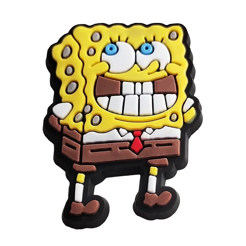 20pcs Spongebob Shoe Charms For Slides Sandals Crocs,Shoe Decorations Accessories Buckle For Christmas Birthday Party Gift