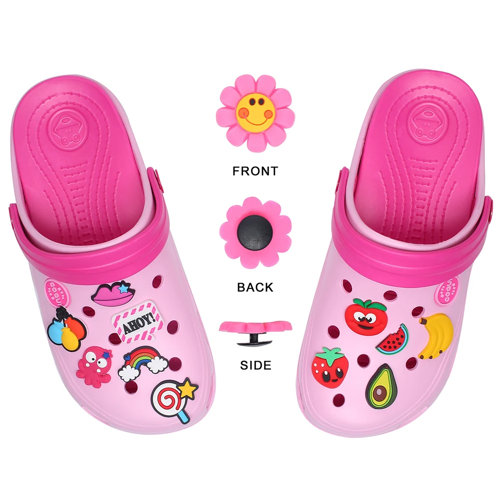 20pcs Spongebob Shoe Charms For Slides Sandals Crocs,Shoe Decorations Accessories Buckle For Christmas Birthday Party Gift