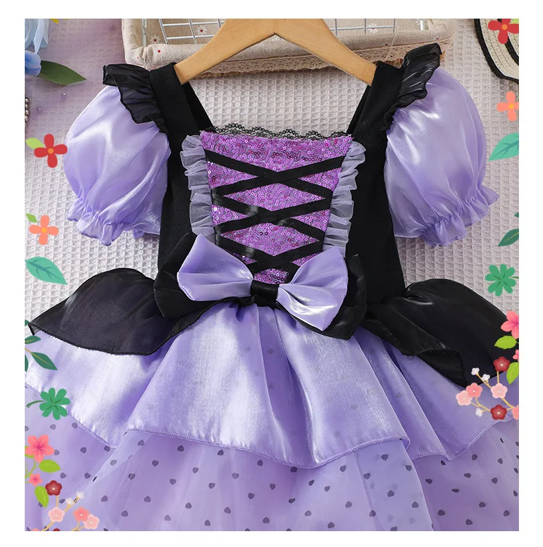 2026 Gothic Lolita Dress Japanese Halloween Christmas Little Witch Cosplay Ruffles Bow Princess Party Dresses Costume