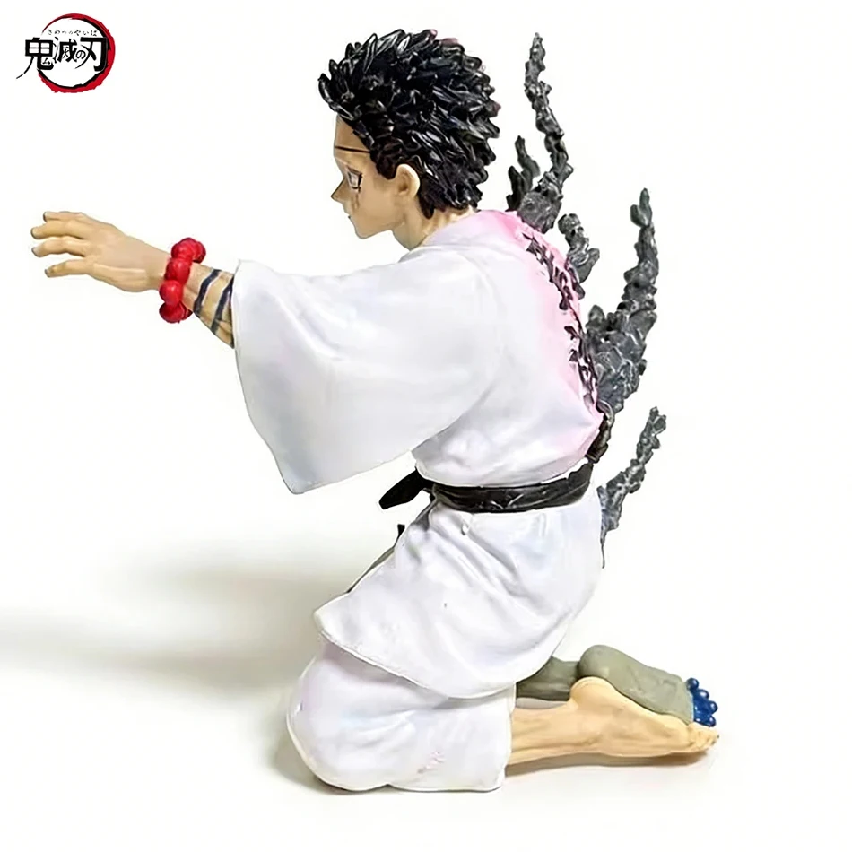 In Stock 14cm Anime Demon Slayer Akaza Hakuji Figure Model Desktop Ornament Toy Collectible pvc Model Birthday Christmas Gift