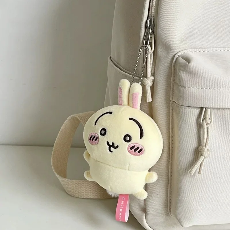 Hot Anime Genuine Chiikawa Hachiware Usagi Plush Dolls Keychains Small Pendant Bag Hangings Christmas Birthday Gifts