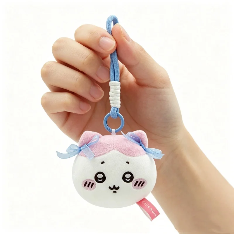 Hot Anime Genuine Chiikawa Hachiware Usagi Plush Dolls Keychains Small Pendant Bag Hangings Christmas Birthday Gifts