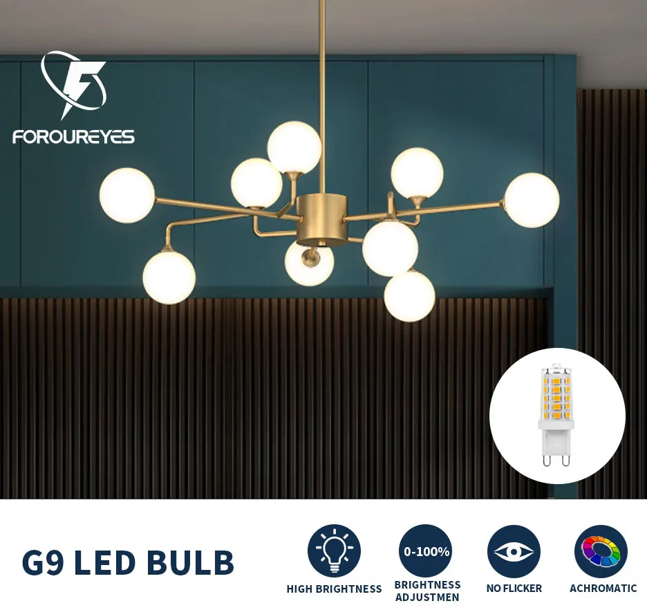 Dimmable G9 LED Bulb AC220V 110V 5W 500lm No Flicker 2835SMD 32Leds Super Bright Lampada LED Lamp For Home Lighting
