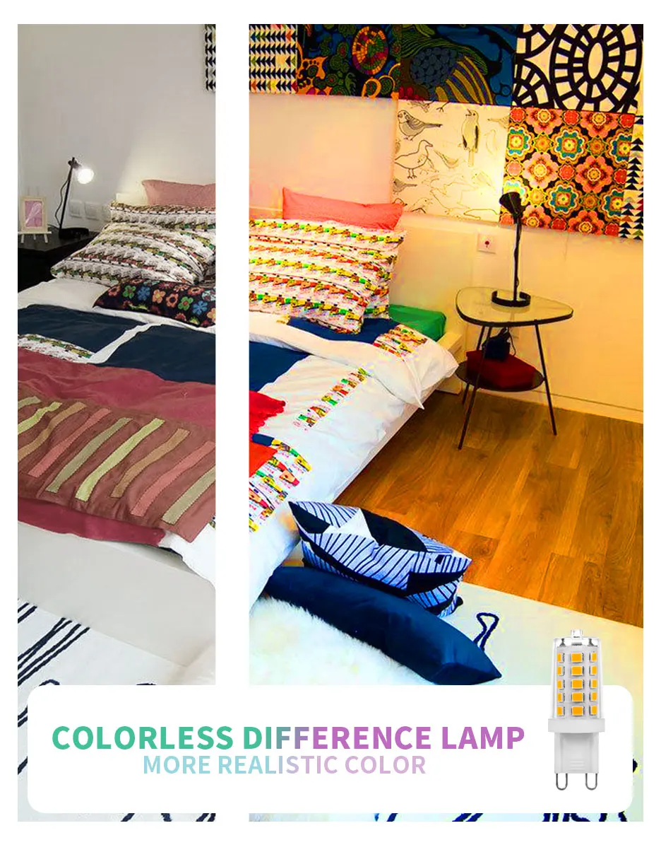 Dimmable G9 LED Bulb AC220V 110V 5W 500lm No Flicker 2835SMD 32Leds Super Bright Lampada LED Lamp For Home Lighting