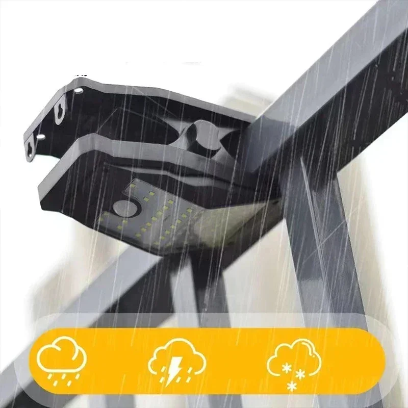 NEW 2/1Pcs Clip On Solar Lights Outdoor Waterproof 58 LED Motion Sensing USB Charging Fence Lamp for Garden Yard Patio