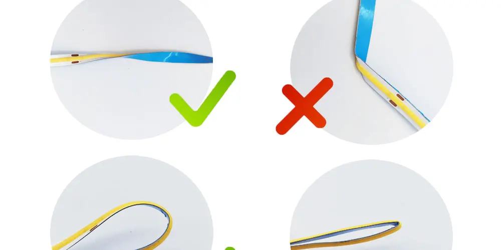 SUMBULBS FCOB LED Strip Light 480 Chips/M LED COB 12V Warm Nature Cool White for Bedroom Stage Home TV DIY Lighting Decoration