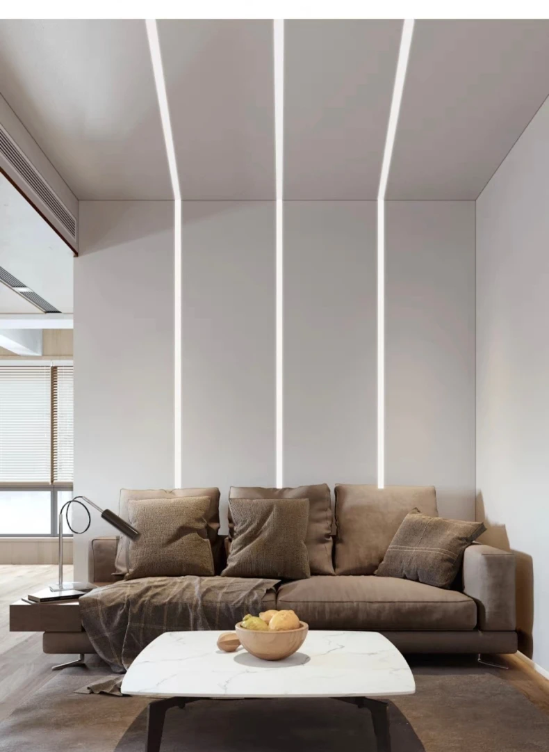 Black Flexible LED Silicone Neon Tube Waterproof Silica Gel Ribbon Rope Strip Light Living Room Decor Linear Lamp 1616 2020 3020