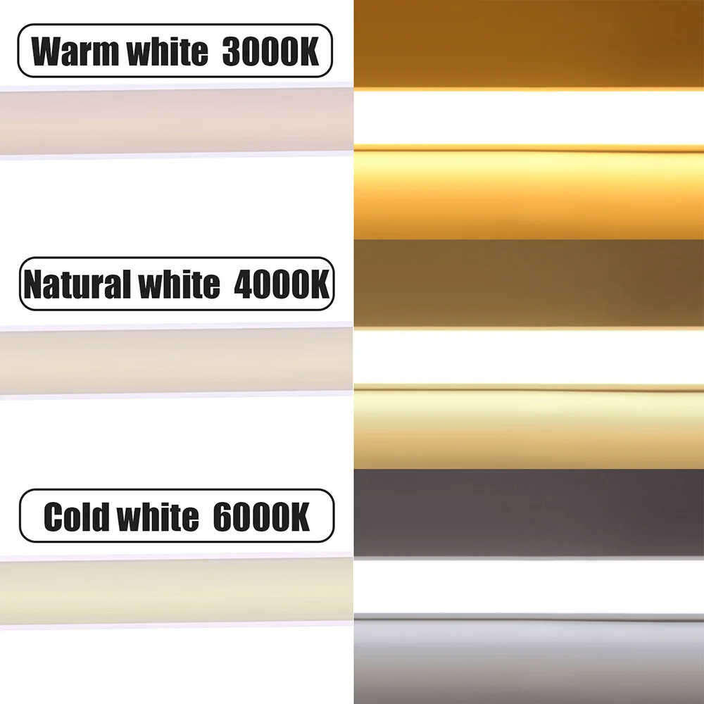 DC 12V 24V COB LED Strip Neon Light Dimmable 320LED/m Flexible Silicone Rope Lights Linear Lighting 1m 2m 5m 10m 15m 20m 50CM