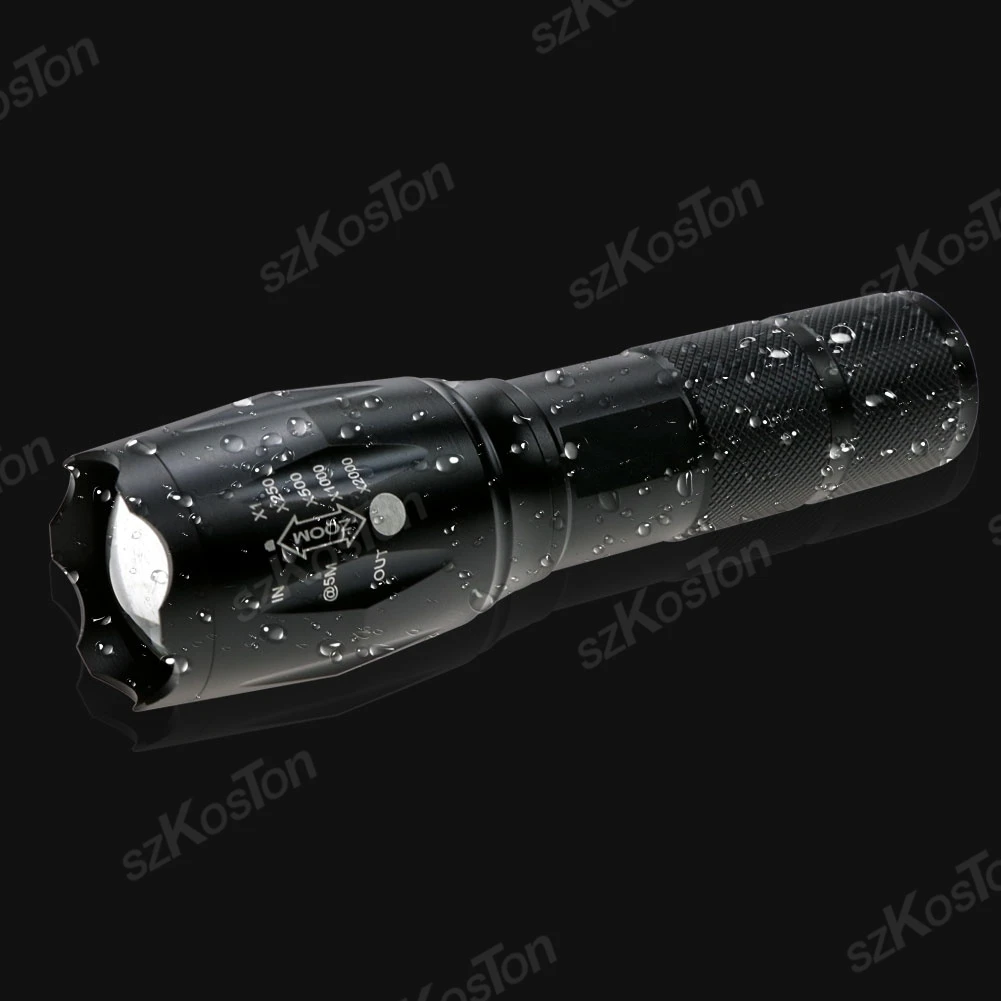 XML T6 LED Flashlight Portable Telescopic Tactical Torch Lanterna Tactical Flashlight Zoomable Waterproof Outdoor Camping Bike