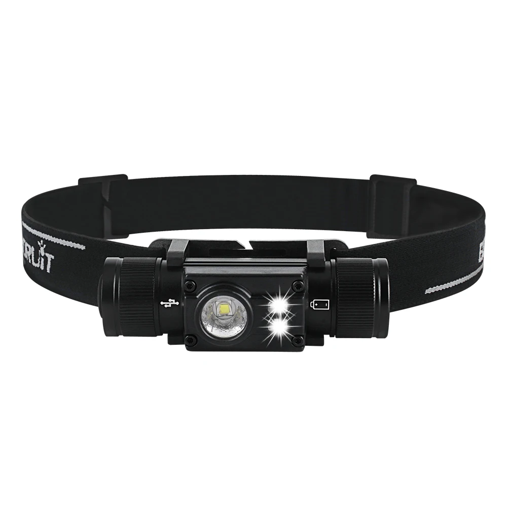 BORUiT HP300/HP500 LED Headlamp 7-Mode 1000LM Powerful Headlight Type-C Rechargeable Head Torch Camping Hunting Lantern