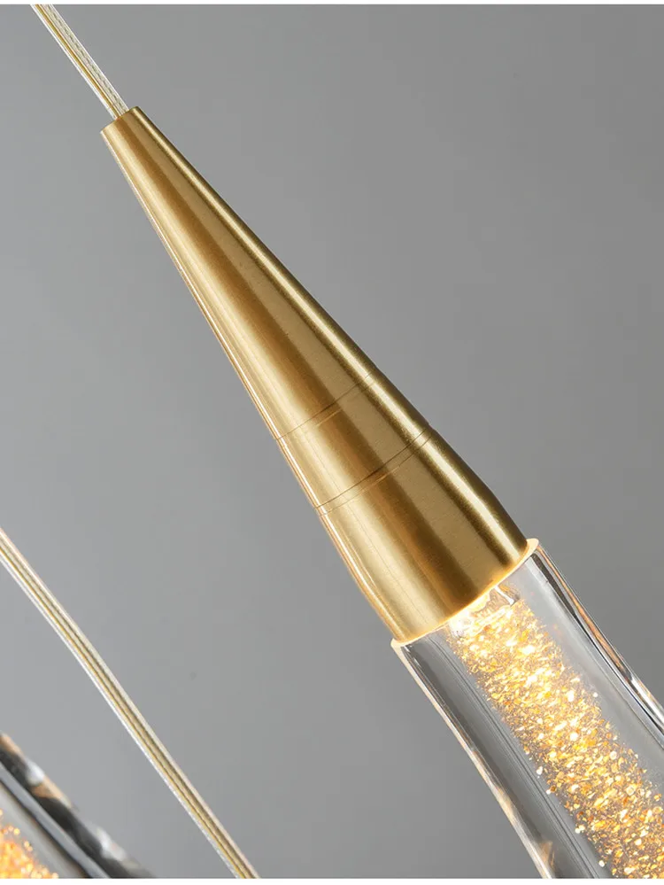 2026 New Modern LED Crystal Ceiling Chandelier Lustre Applicable To Restaurant  Stair Living Room Bedroom Lamp Art Ceiling Light