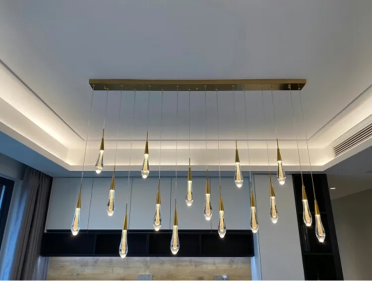 2026 New Modern LED Crystal Ceiling Chandelier Lustre Applicable To Restaurant  Stair Living Room Bedroom Lamp Art Ceiling Light