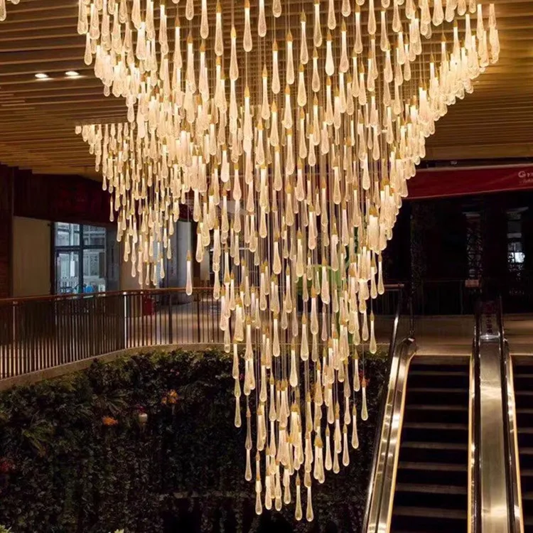 2026 New Modern LED Crystal Ceiling Chandelier Lustre Applicable To Restaurant  Stair Living Room Bedroom Lamp Art Ceiling Light
