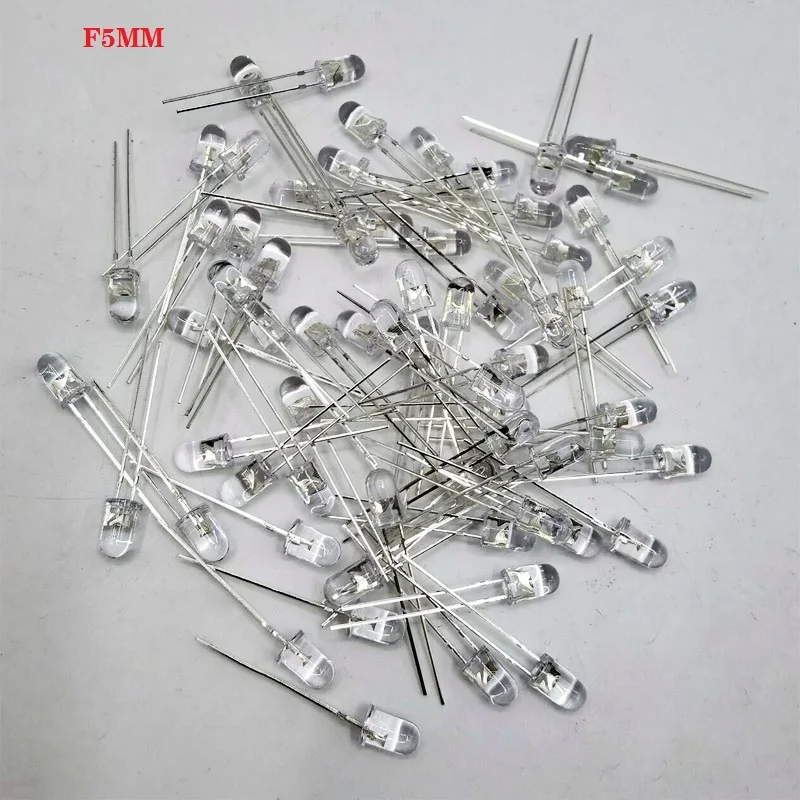 3mm 5mm IR LED Emitting Diode 850nm 940nm Emitter Receiver Infrared Transmitter Phototransistor Photodiode Invisible DIY PCB