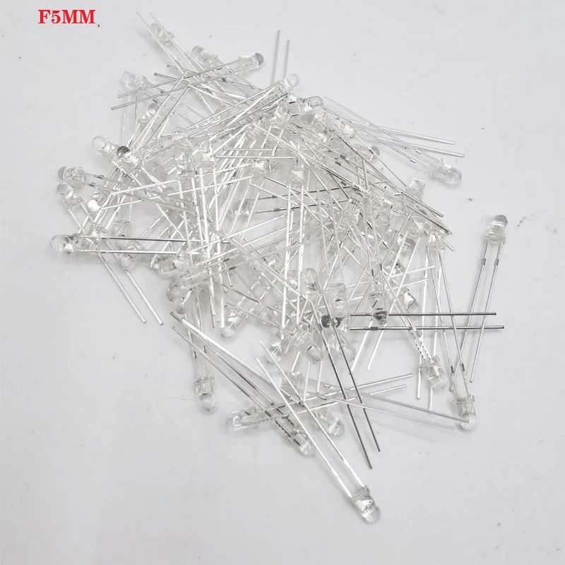 3mm 5mm IR LED Emitting Diode 850nm 940nm Emitter Receiver Infrared Transmitter Phototransistor Photodiode Invisible DIY PCB