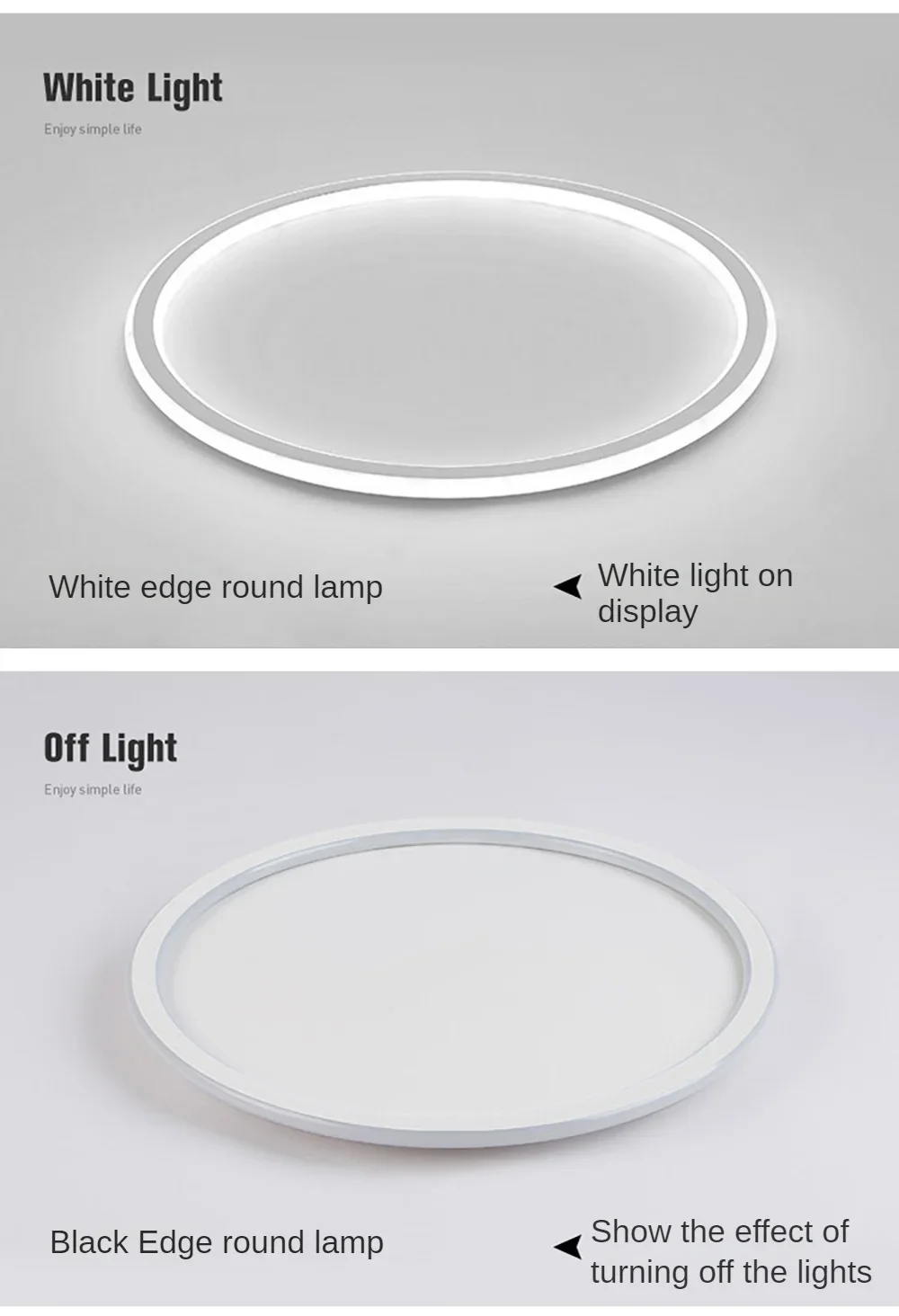 Nordic Minimalist LED Ceiling Light For Bedroom Living Room Aisle Study Room Balcony Circular Remote Control Lighting Chandelier