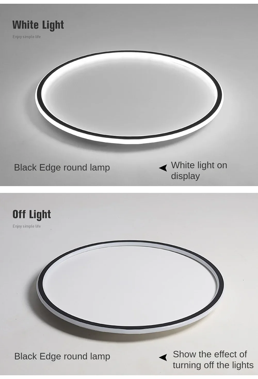 Nordic Minimalist LED Ceiling Light For Bedroom Living Room Aisle Study Room Balcony Circular Remote Control Lighting Chandelier