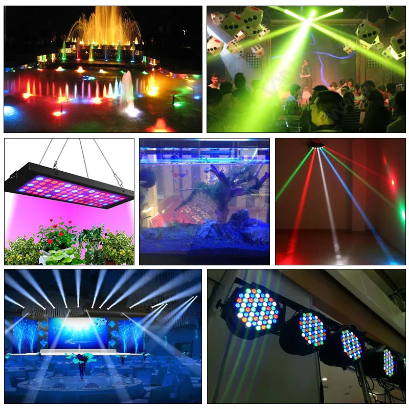 RGB RGBW RGBWW RGBWY RGBWYV LED COB Chip 3W 4W 5W 6W 8W 9W 10W 12W 15W 18W Colorful For 3 6 9 12 15 18 W Watt Stage Light Beads