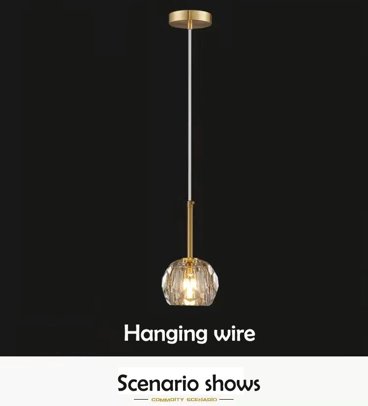 LED Nordic Modern Small Chandelier G9 AC90-260V Bedroom Bedside Chandelier Dining Room Living Room Bar Creative Crystal Light