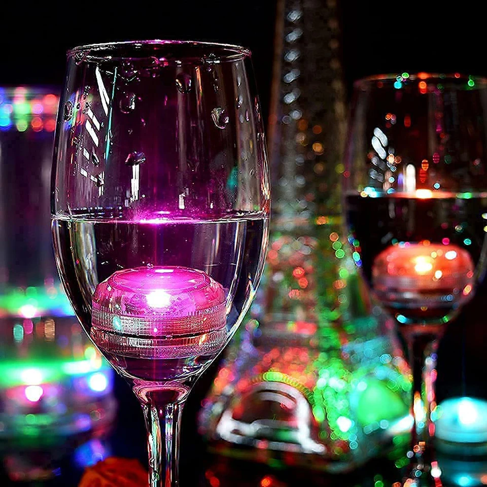 Underwater RGB Submersible Lights Wireless LED Car Interior Ambient Light Remote Control Decor Auto Roof Foot Atmosphere Lamp