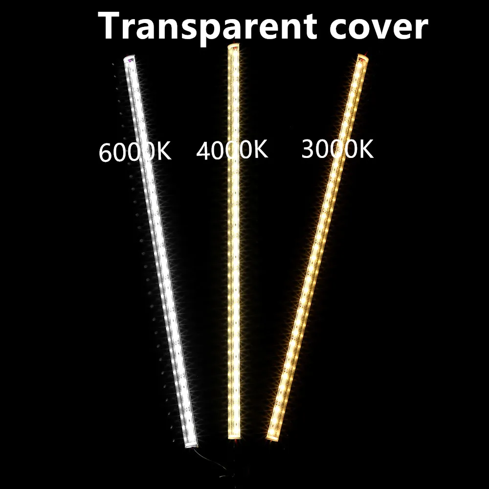 LED Aluminum Rigid Light Bar DC12V 50CM 20inch U/V-Shape 5730 36LEDs LED Aluminum Channel Home Decoration Lighting or Connector