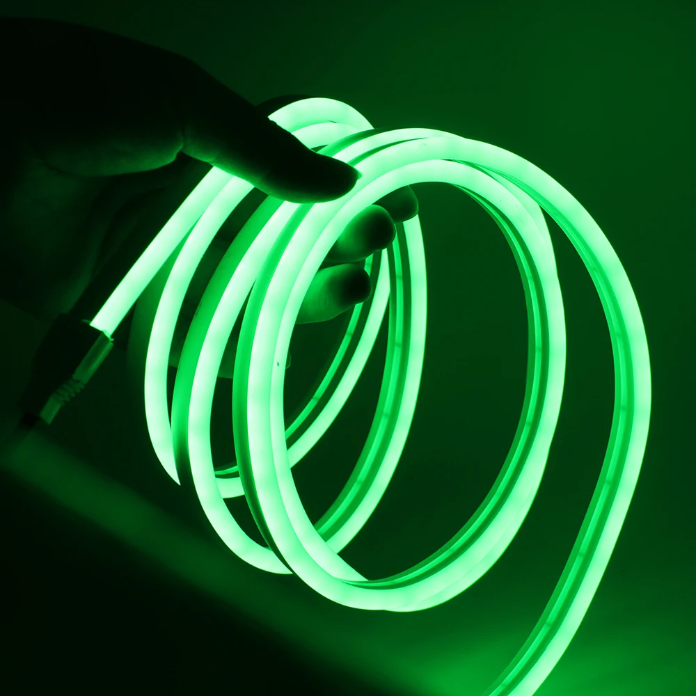 LED Strip 12V 2835 Neon Light Sign 120LEDs/M IP67 Waterproof Flexible Silicone Neon Rope Lights White Warm White DIY Diode Tape