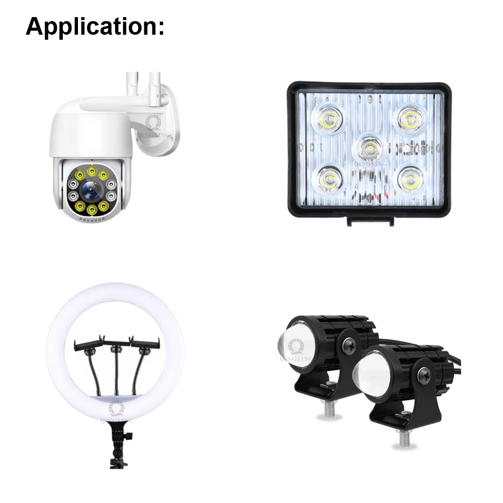 10pcs Dual Color High Power LED Chip 3535 2W 2x1W Bicolor Beads White Yellow Warm White Red Green Blue UV For Bicyle Car Light