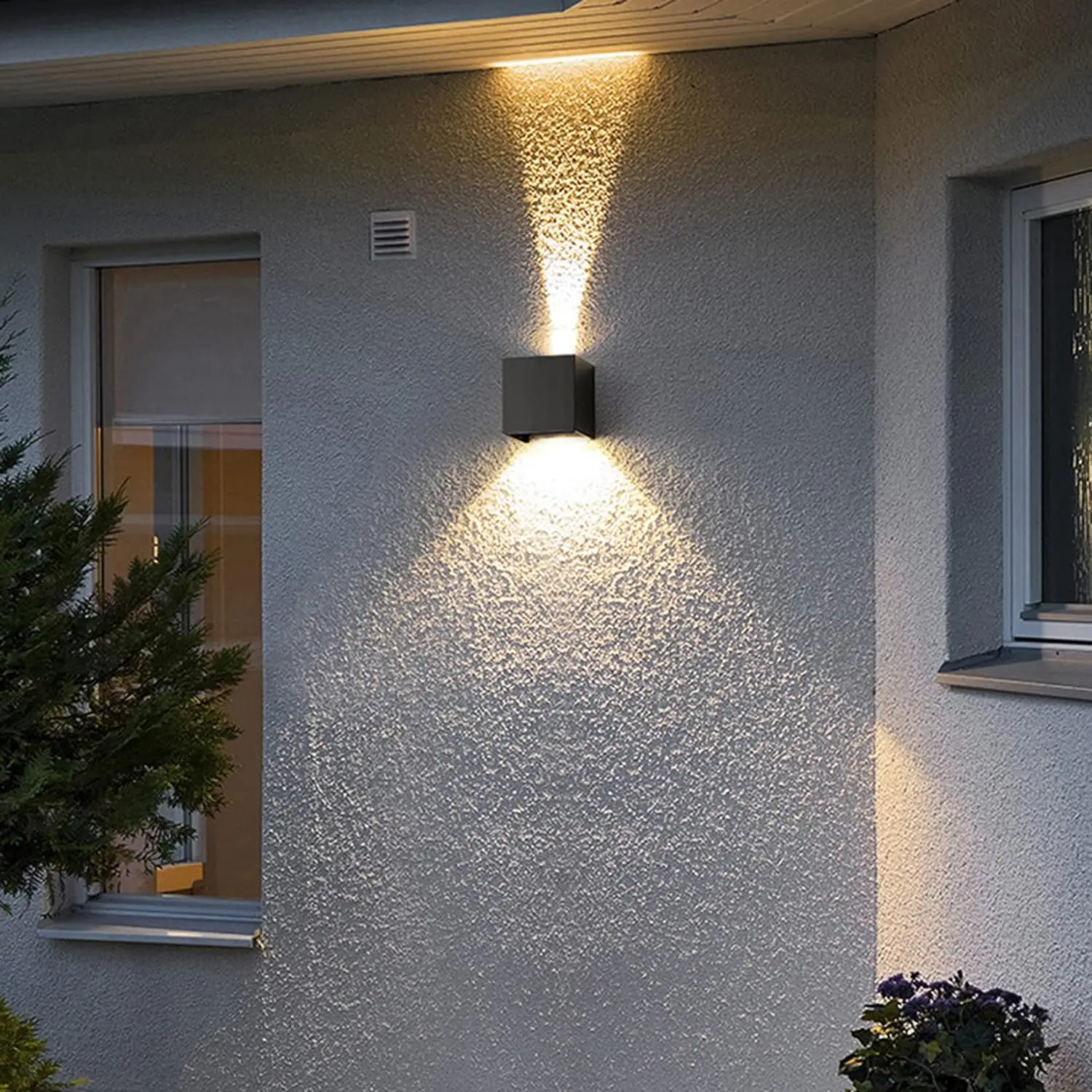MARPOU Led Wall Lamp Outdoor/ Indoor Waterproof IP 65 Surface Mounted LED Up and Down  Wall Light Porch Garden 9W AC 90-260V