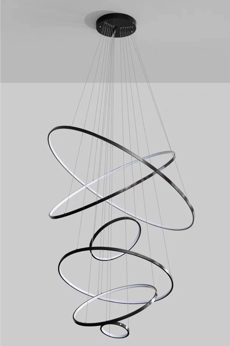 Nordic Home Decoration, Stair Chandelier, Living Room and Dining Room Pendant Lights, Ceiling Light, Indoor Lighting