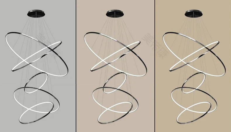 Nordic Home Decoration, Stair Chandelier, Living Room and Dining Room Pendant Lights, Ceiling Light, Indoor Lighting