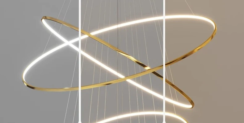 Nordic Home Decoration, Stair Chandelier, Living Room and Dining Room Pendant Lights, Ceiling Light, Indoor Lighting