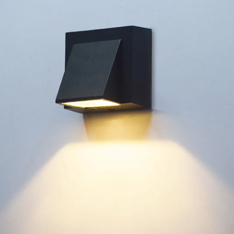Aluminium Wall Lamp Waterproof Outdoor LED Wall Light IP65 Garden Lighting Lamp for Sconce Balcony Decoration AC110V 220V