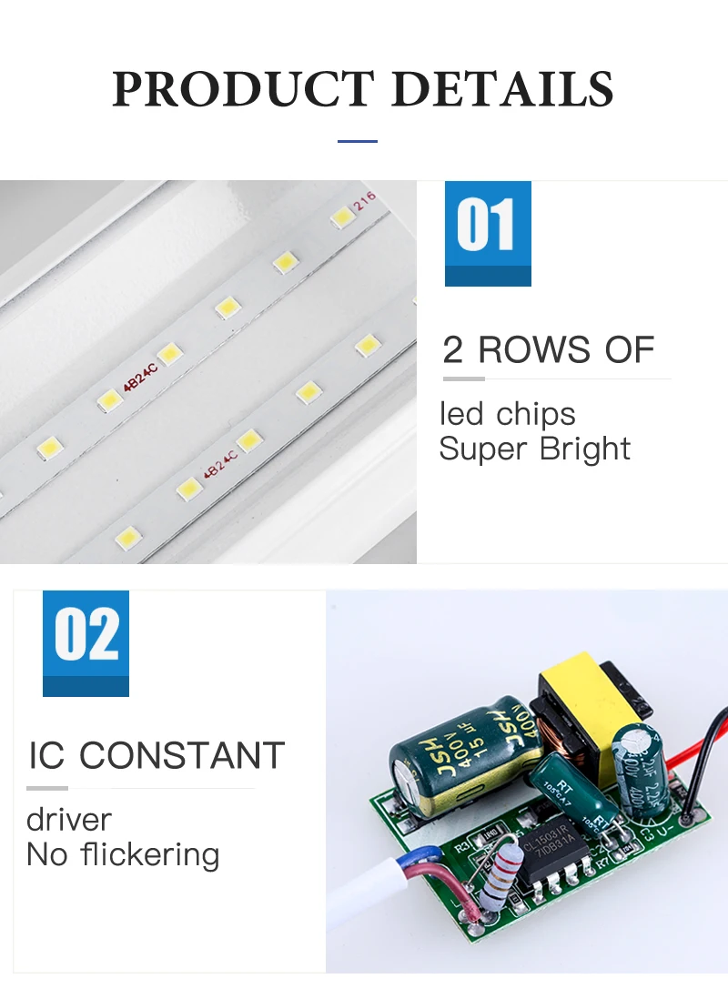 120cm Led Tube Light T5 T8 For Home 110V 220V Led Lamp Tube Bar 40W 60W 4ft Led Tube Light 1200mm /1000mm/ 900mm Tube Lighting
