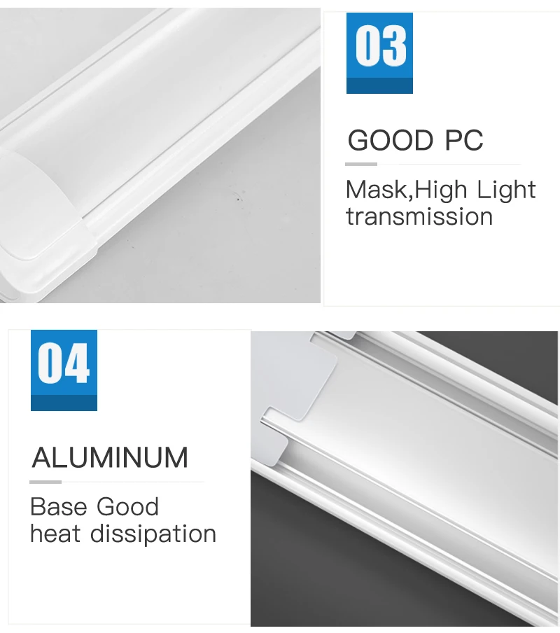 120cm Led Tube Light T5 T8 For Home 110V 220V Led Lamp Tube Bar 40W 60W 4ft Led Tube Light 1200mm /1000mm/ 900mm Tube Lighting