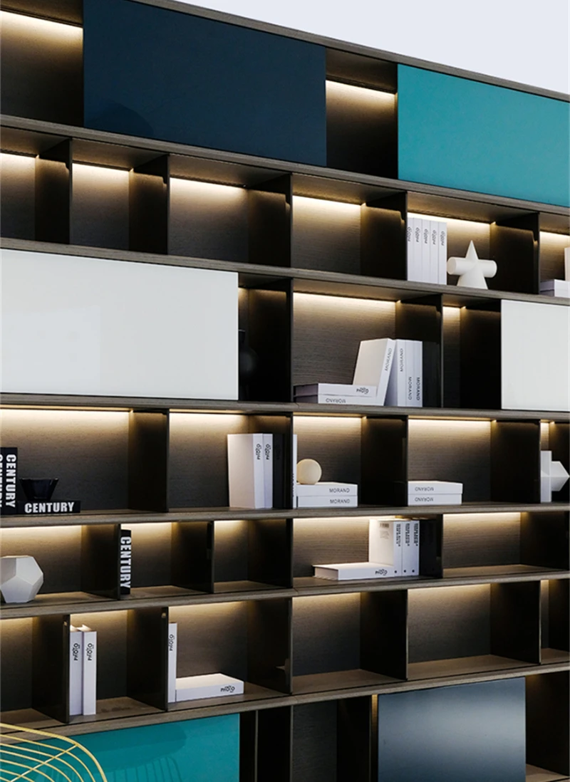 Invisible H7mm LED Oblique Beam Aluminum Profile Surface Mounted Ultra-thin Cabinet Layer Edge Shelf Panel Hard Bar Strip Lights