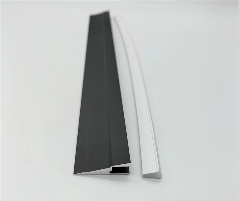 Invisible H7mm LED Oblique Beam Aluminum Profile Surface Mounted Ultra-thin Cabinet Layer Edge Shelf Panel Hard Bar Strip Lights