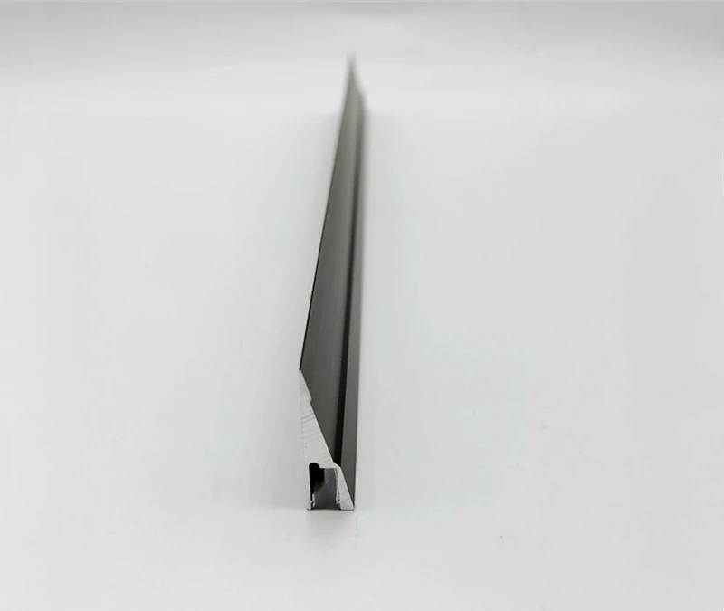 Invisible H7mm LED Oblique Beam Aluminum Profile Surface Mounted Ultra-thin Cabinet Layer Edge Shelf Panel Hard Bar Strip Lights