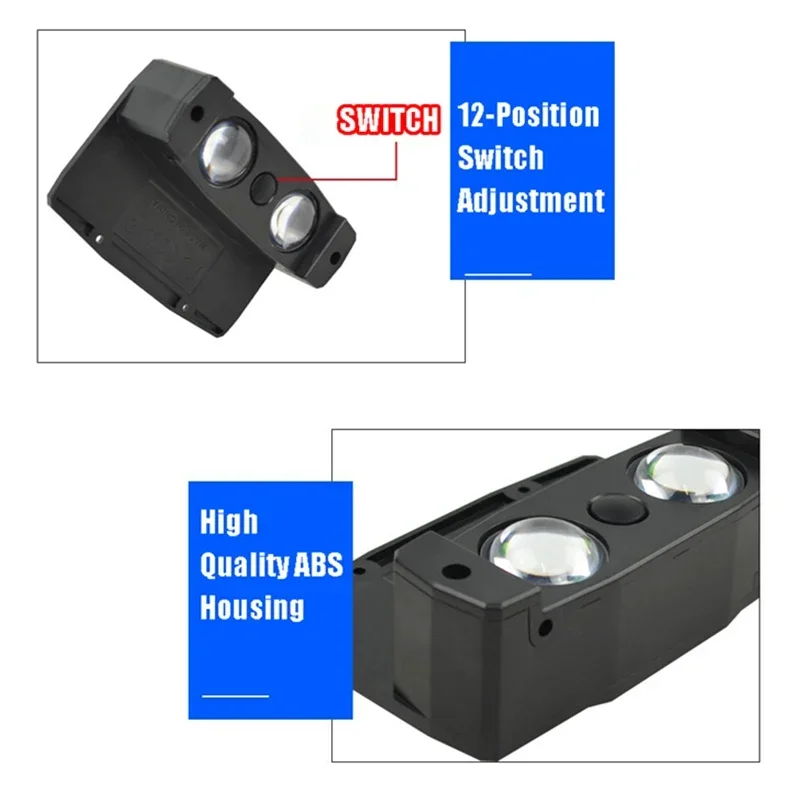 1/6Pcs Solar Wall Light IP65 Waterproof LED Outdoor Spotlight Powered Decoration Porch Illumination Fence Balcony Garden