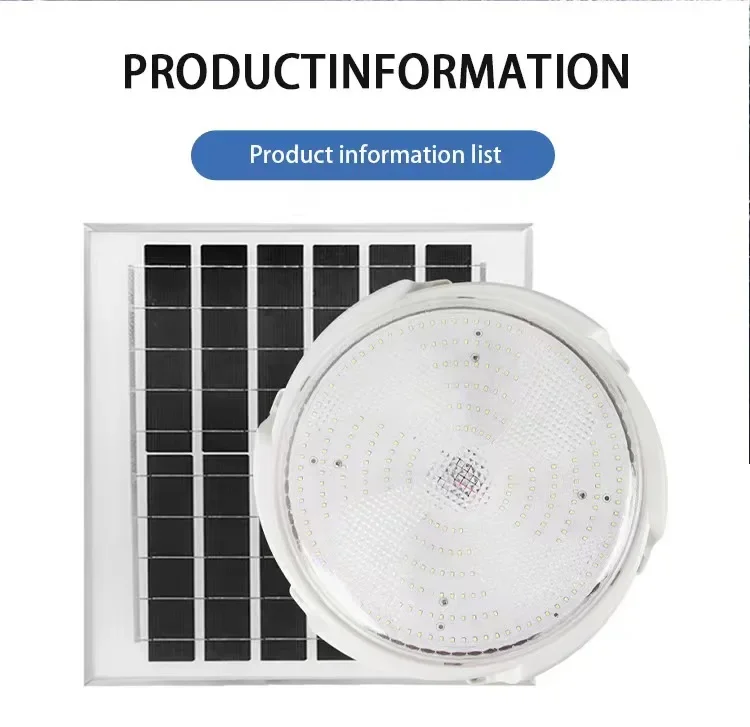 Solar Lights Indoor Home Top Ceiling House Outdoor Garden Pendant Light Panel Lamp Fixture For Corridor Garden Living Room