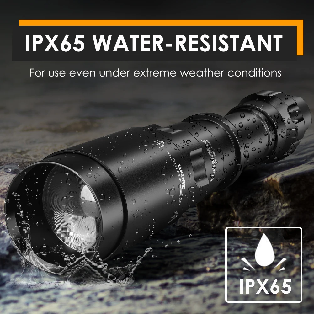 UniqueFire 1605 T38 Vcsel940 Vcsel850 IR LED FlashLight Dimmer Swtich Indicator USB C Rechargeable 18650 Torch Max.1500 Meters