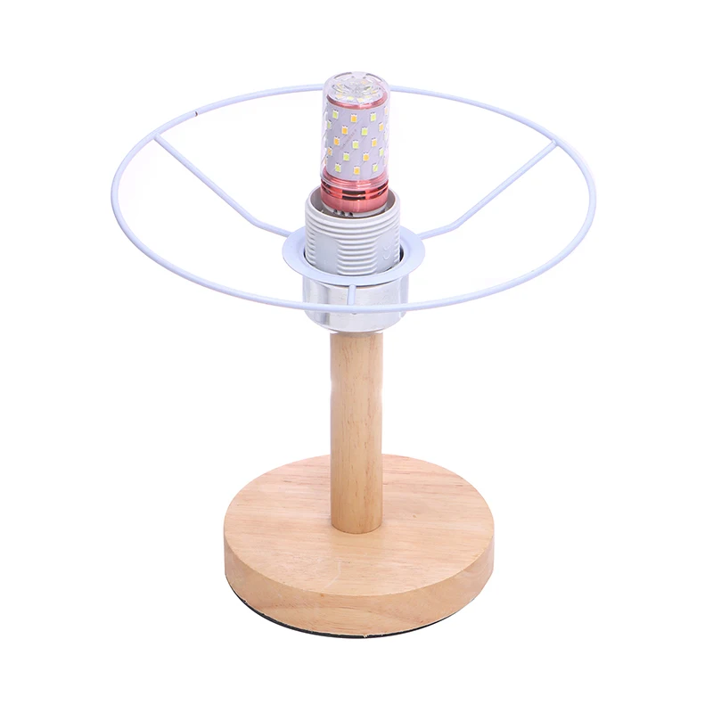 1Set Cylinder Vintage Lampshade Lamp Iron Lamp Frame Shade Accessories For E27 Lamp Socket Chandelier