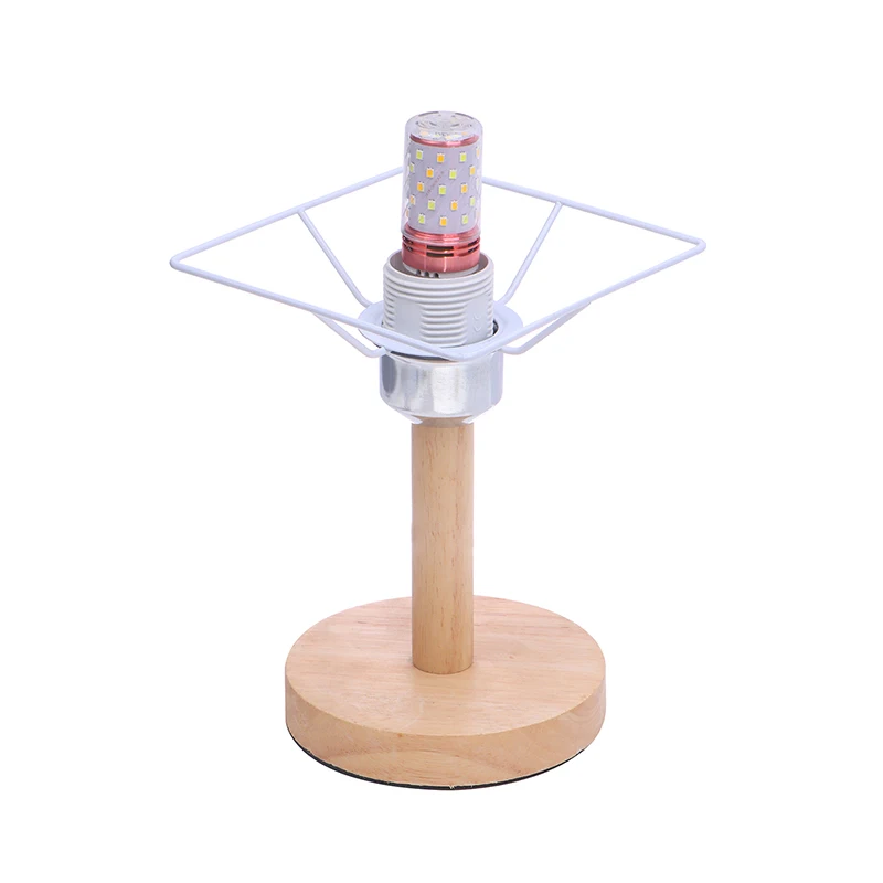 1Set Cylinder Vintage Lampshade Lamp Iron Lamp Frame Shade Accessories For E27 Lamp Socket Chandelier