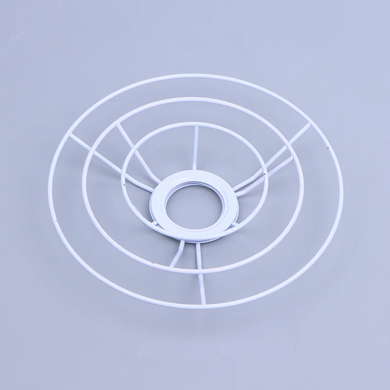1Set Cylinder Vintage Lampshade Lamp Iron Lamp Frame Shade Accessories For E27 Lamp Socket Chandelier