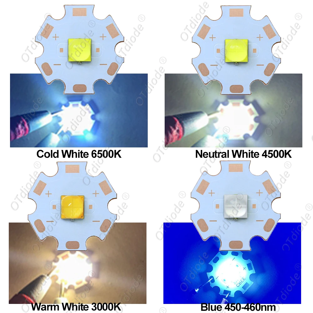 DC3V/6V/12V LED 20W XHP50 XHP50.2 second generation 5050 SMD COB Diode Beads Cold Neutral White 6500K 4500K Head/Flashlight