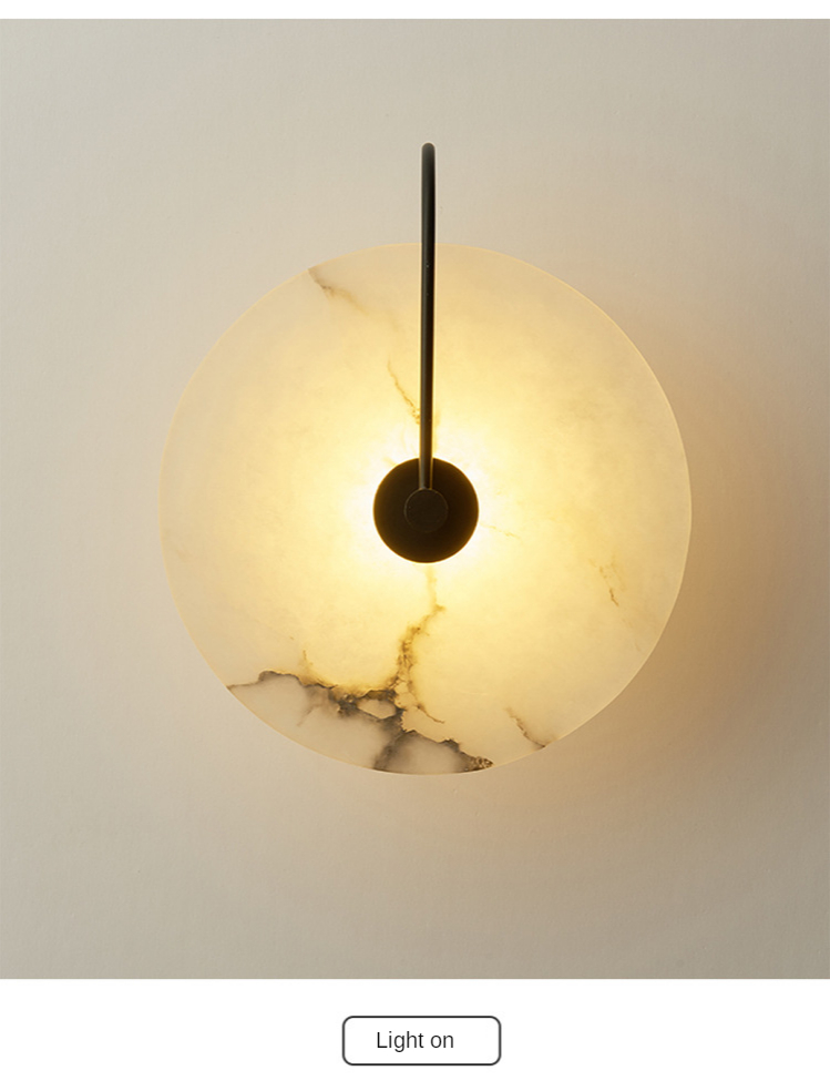 Modern Wall Lamp Led Nordic Lighting Sconces Living Bedroom Bedside Bathroom Restaurant Kitchen Decor Minimalist Round Lights