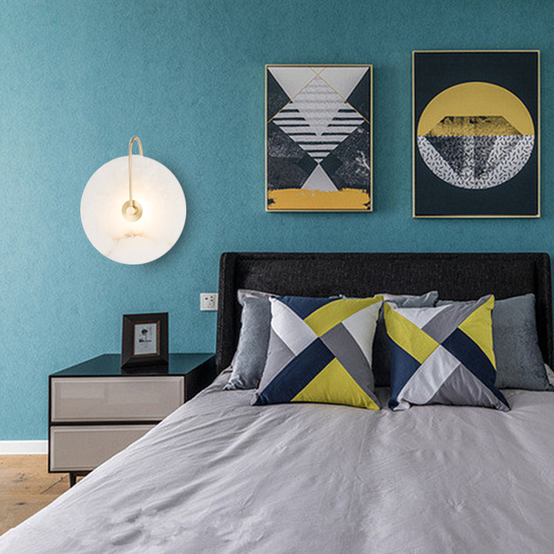 Modern Wall Lamp Led Nordic Lighting Sconces Living Bedroom Bedside Bathroom Restaurant Kitchen Decor Minimalist Round Lights