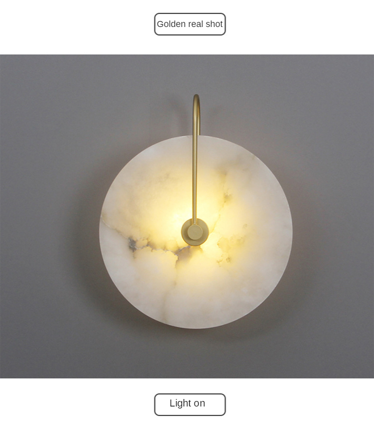 Modern Wall Lamp Led Nordic Lighting Sconces Living Bedroom Bedside Bathroom Restaurant Kitchen Decor Minimalist Round Lights