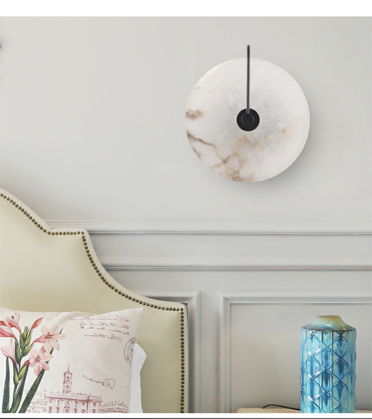 Modern Wall Lamp Led Nordic Lighting Sconces Living Bedroom Bedside Bathroom Restaurant Kitchen Decor Minimalist Round Lights